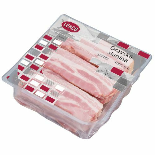 Slanina ORAVSKÁ plátky LE & CO 1kg