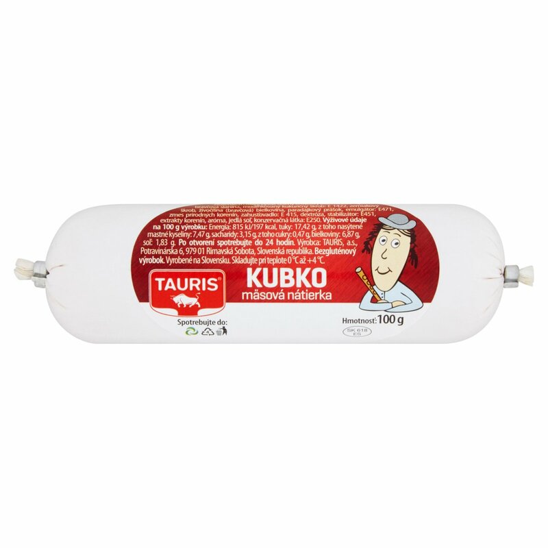 Nátierka mäsová Kubko 100g, Tauris