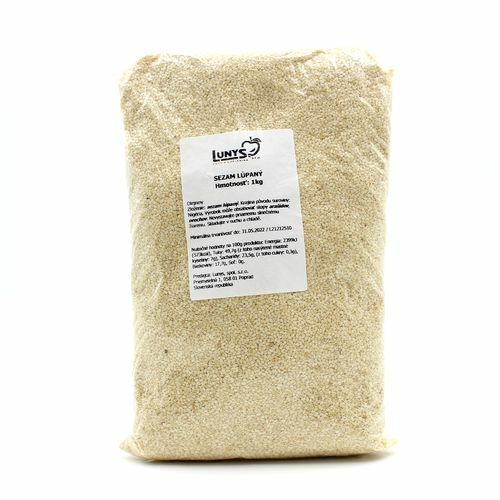 Sezamové semienka biele 1kg Lunys