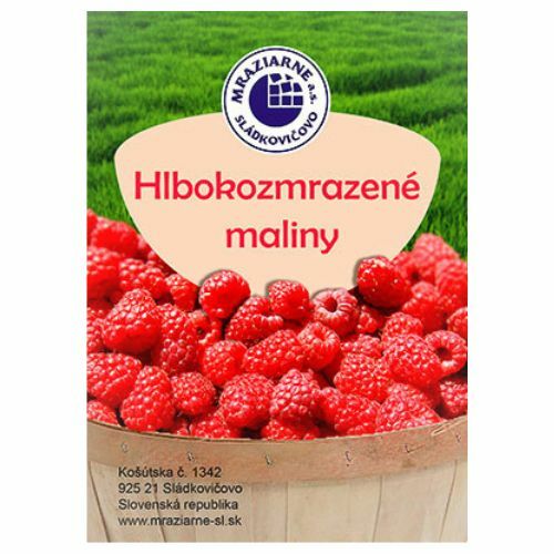 Mrazené Maliny 250g Sládkovičovo