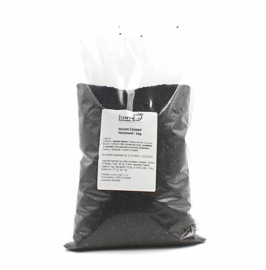 Sezamové semienka čierne 1kg Lunys